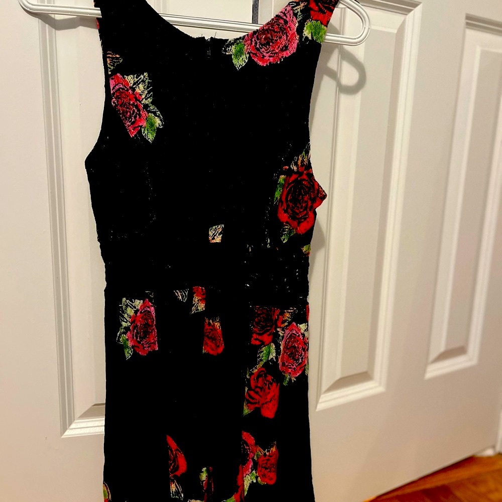 Free people lace middle mini dress